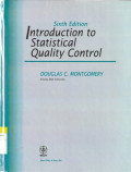 Sixth Edition Introduction to Statistical Quality Control