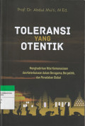TOLERANSI YANG OTENTIK