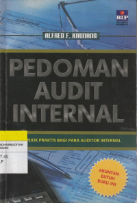 Image of PEDOMAN AUDIT INTERNAL : PETUNJUK PRAKTIS PARA AUDITOR INTERNAL