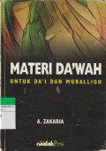 MATERI DA'WAH UNTUK DA'I DAN MUBALLIGH